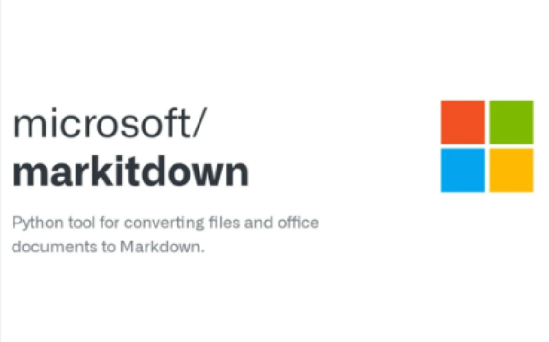 Featured image of post MarkItDown：面向AI输入的文档转换利器