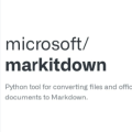 MarkItDown：面向AI输入的文档转换利器
